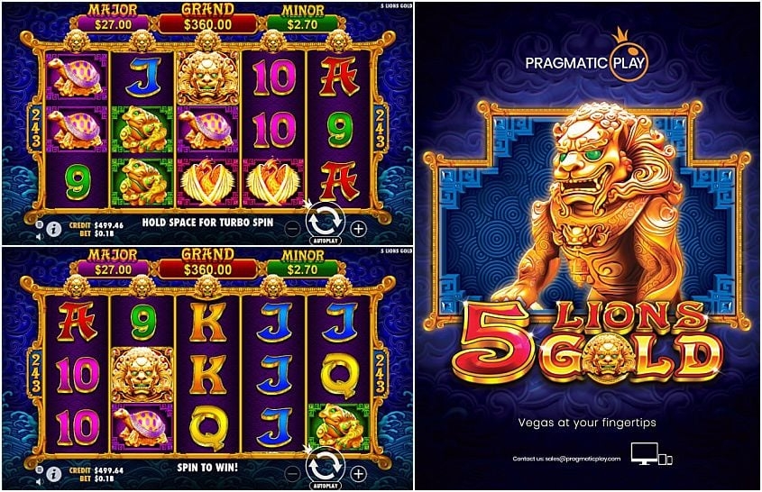 5 Lions Gold, slot Pragmatic Play, gráficos asiáticos, recursos de bônus, estratégias de jogo.